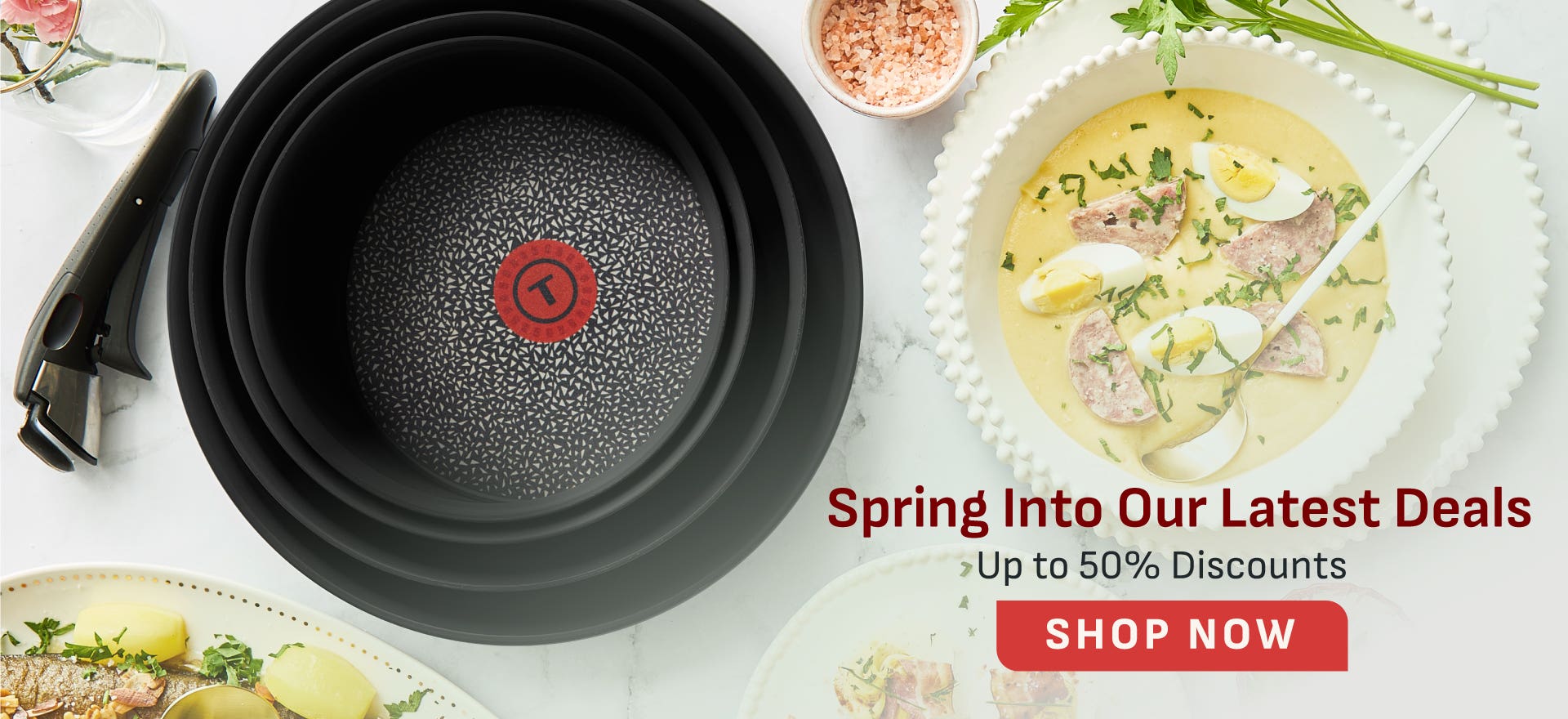 Spring Into Our Latest Deals - Up to 50% Discounts  - Shop Now